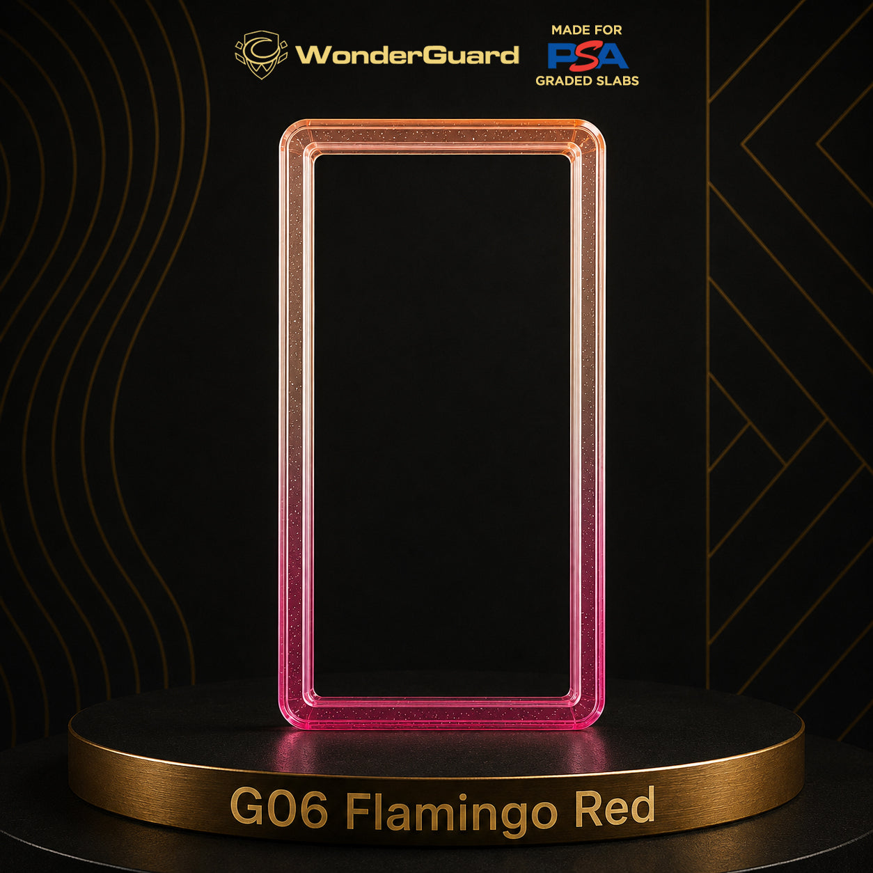PSA G06 Flamingo Red Gradient WonderGuard Case
